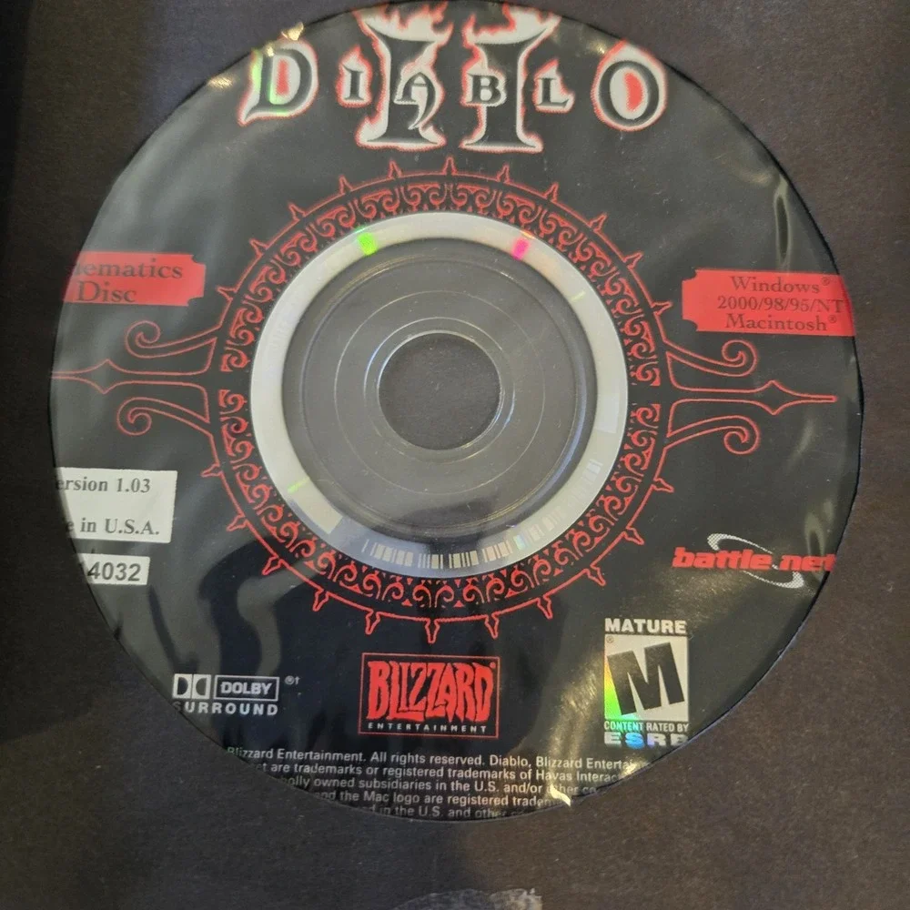Diablo II Set For‎ Windows Mac 2000 Blizzard Video Games Guide Read